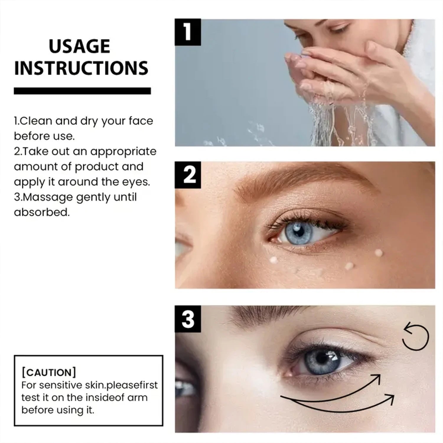 Retinol & Caffeine Eye Serum – Lifts, Brightens & Smooths Eye Serum Cream Oasis Select