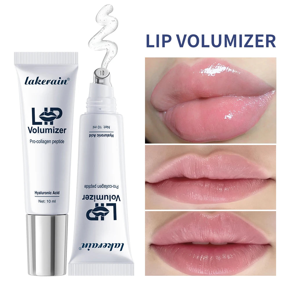 Lip Volumizer Lip Plumper Long Lasting Moisturizing Deeply Hydration Reduce Fine Lines Plumping Hyaluronic Acid Lip Serum Oasis Select 1 pc