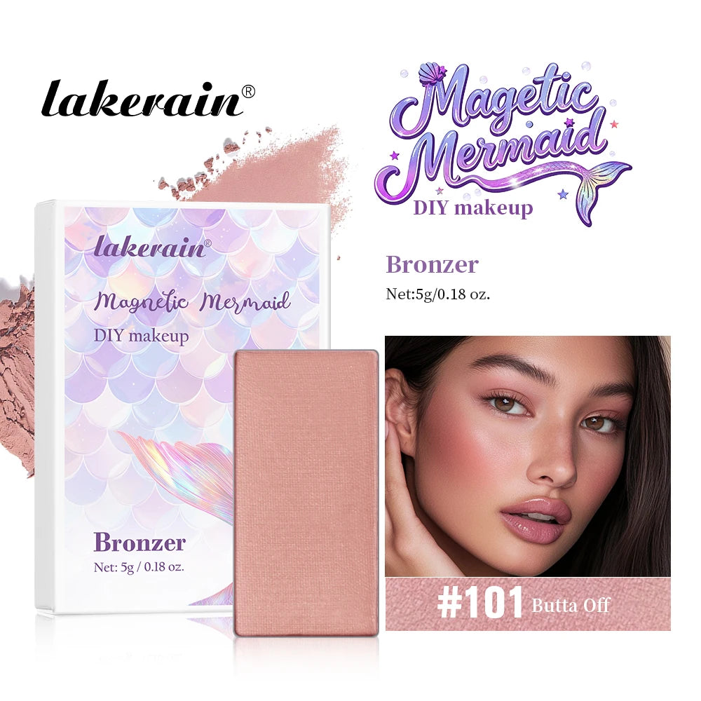 Lakerain Magnetic Mermaid Makeup Palette Long Lasting Waterproof Eyeshadow Palette Refills Multi-purpose DIY Beauty Makeup Gifts Oasis Select 101
