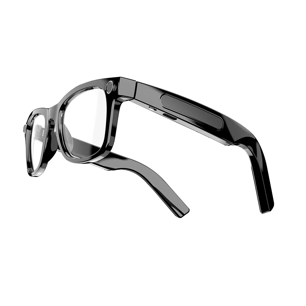 Smart Glasses Men Women Simultaneous Translation Sunglasses UV/Blue Light Protection Touch Control AI Object Recognition Camera Oasis Select BK FLG