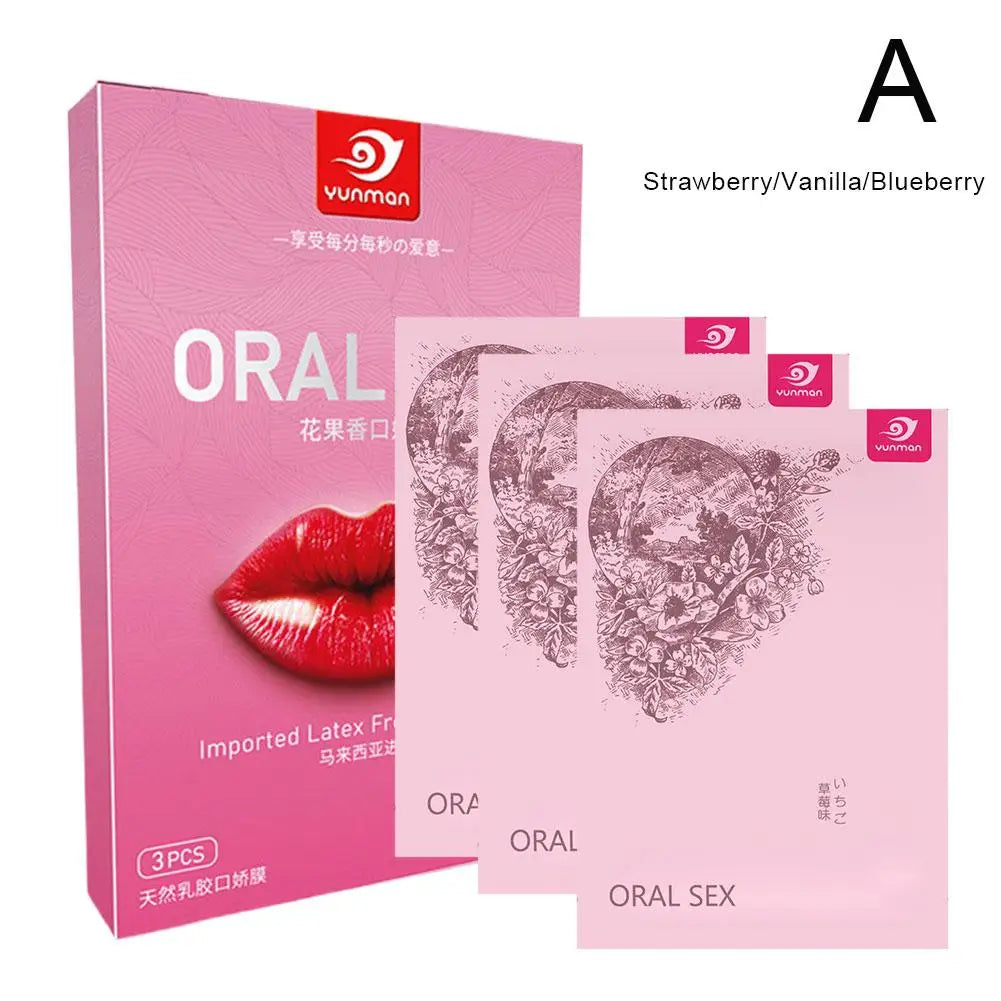Fruit Flavor Ultra-Thin Oral Sex Dental Dams – 1/2 Pack Oral Sex Dental Dam Oasis Select A-1pack