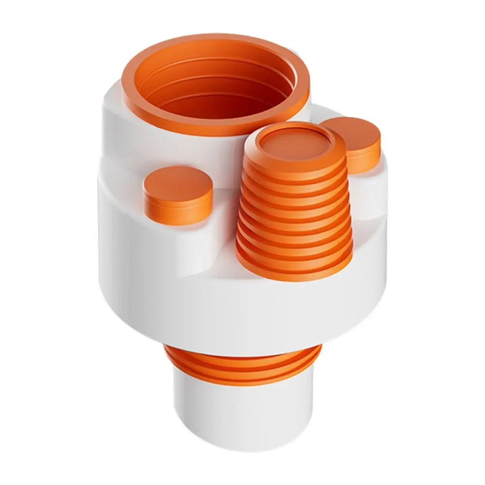 Anti Odor Sink Drain Pipe Adapter Sealing Ring Neat Dishwasher Water Pipe Connector Universal Multifunctional Oasis Select orange