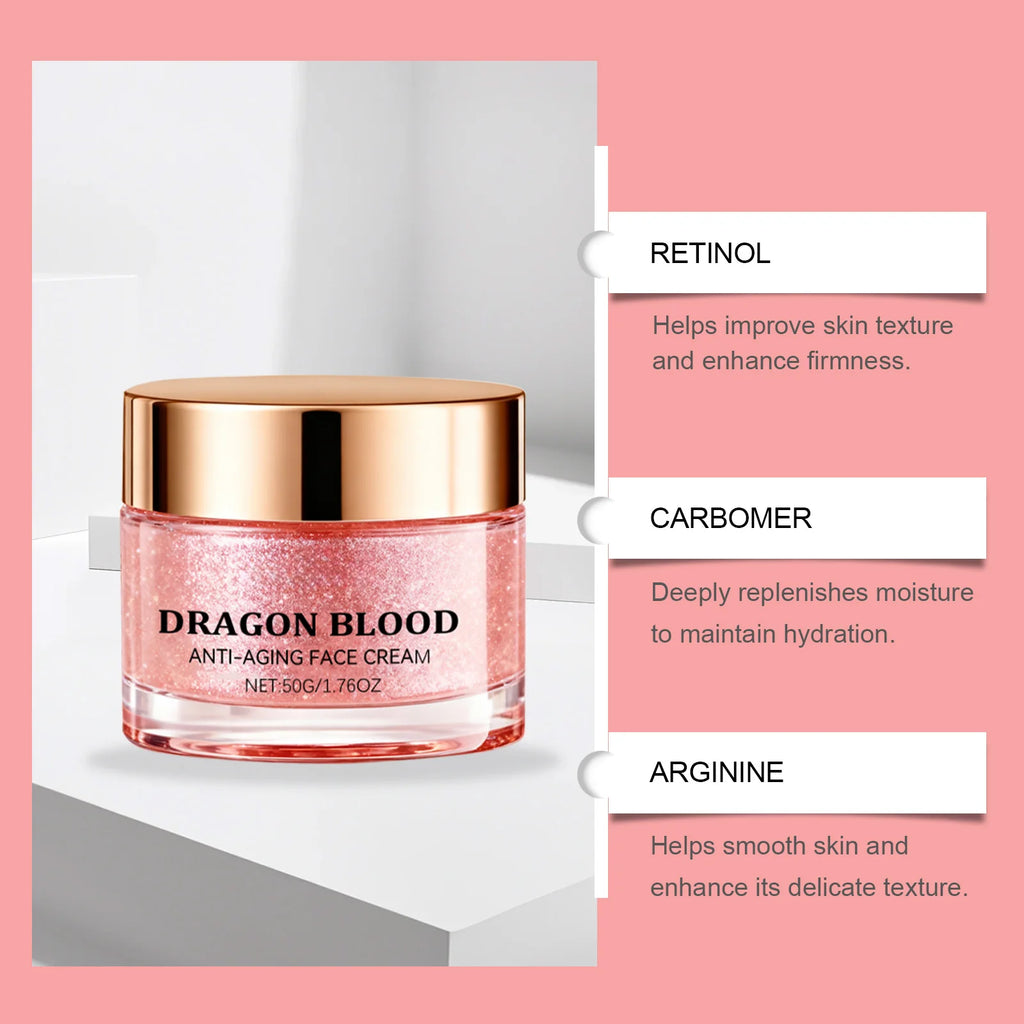 Dragon Blood Anti-Aging Cream & Serum Set | Retinol Firming Anti-Aging Skincare Set Oasis Select
