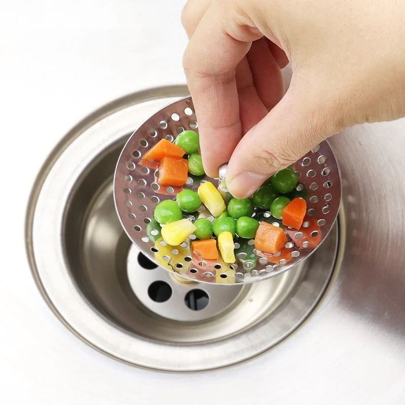 Kitchen Sink Strainer Stopper Stainless Steel Replacement Drain Filter Bathtub Hair Catcher Waste Hole Trap Bathroom Accessories Oasis Select