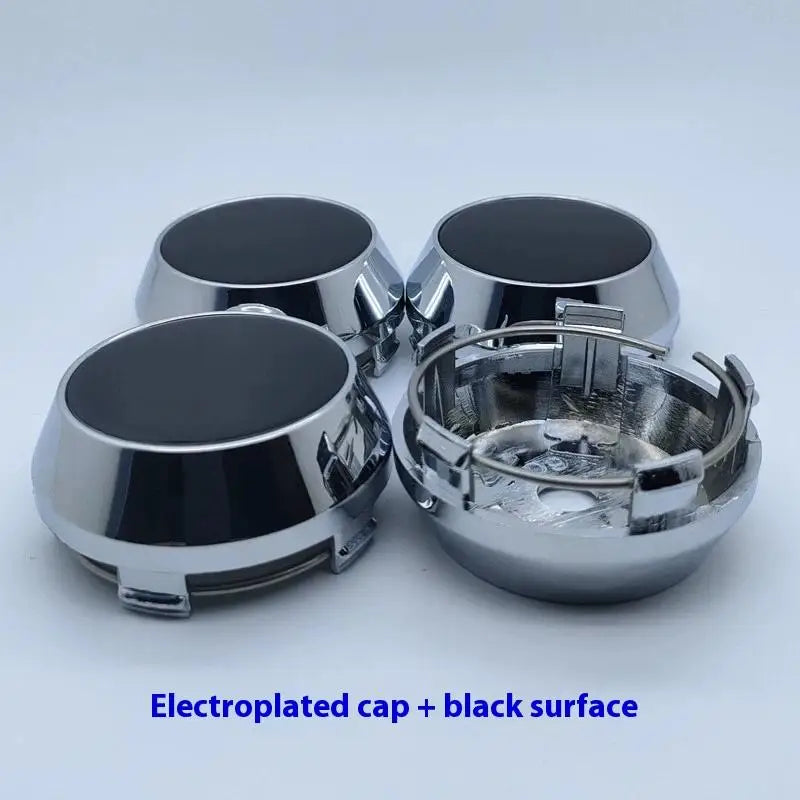 4Pcs Rim Center Cap 60mm/2.36" OD 56mm/2.2" ID For NEX-O Wheels MK009 #481K60 I40 16" Wheel Tyre Rim Hub Cap Cover Oasis Select Silver Black