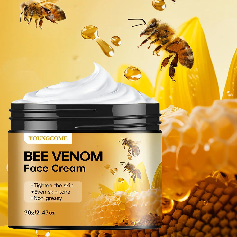 YOUNGCOME Bee Venom Collagen Cream – 24H Anti-Aging Moisturizer Anti-Aging Face Cream Oasis Select
