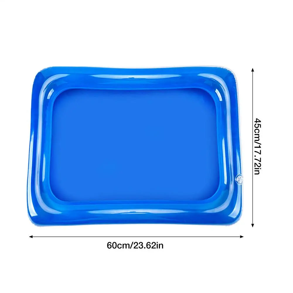 Portable Inflatable Foot Basin Convenient Foot Soaking Bath Tub For Pool Entrance Ladder Inflatable Basin Foot Soaking Tub Oasis Select Blue