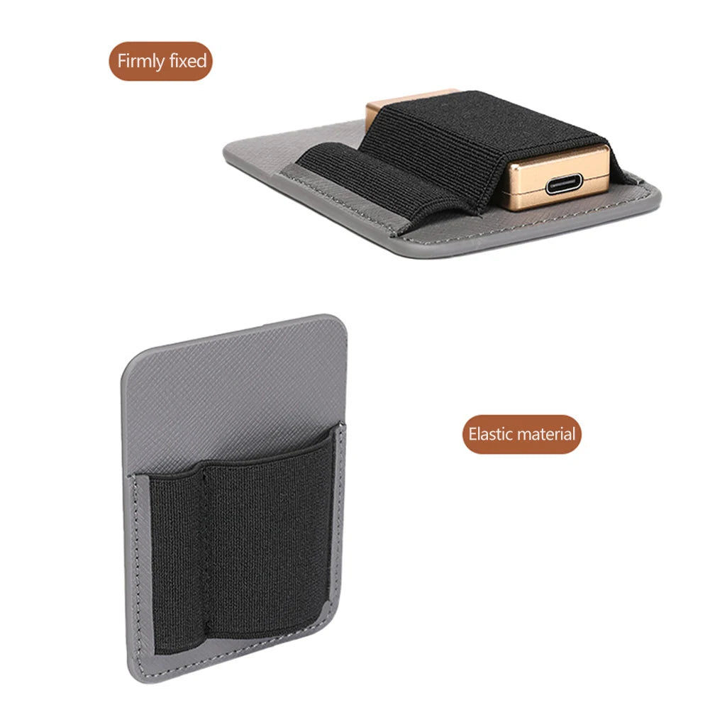 MagSafe DAC Leather Pouch – Magnetic Lock & Elastic Bands