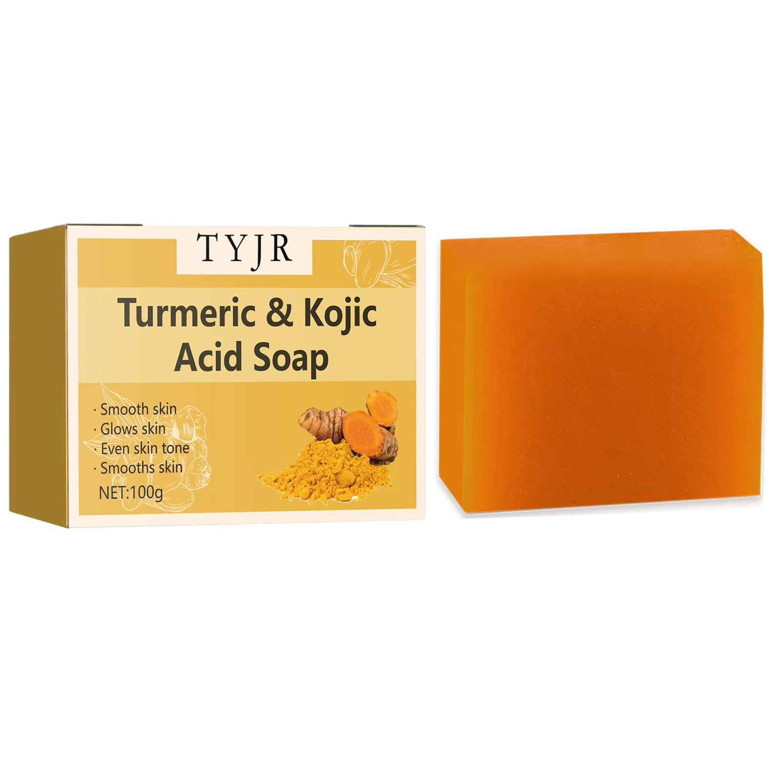 Turmeric & Ginger Soap – Anti-Acne, Brightening, Dark Spots Handmade Bar Soap Oasis Select LEMON