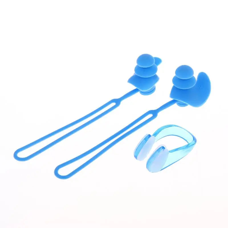 Silicone Swimming Ear Plugs with Lanyard – Waterproof 1 Pair