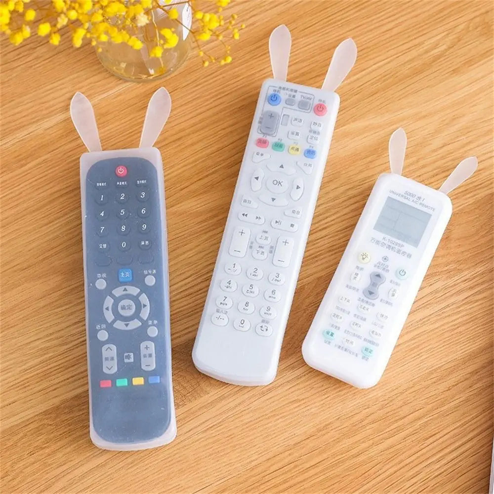 Ear Transparent Luminous Fluorescent Remotes Control Protector TV Remote Control Case Air Condition Cover Remote Control Cover Oasis Select