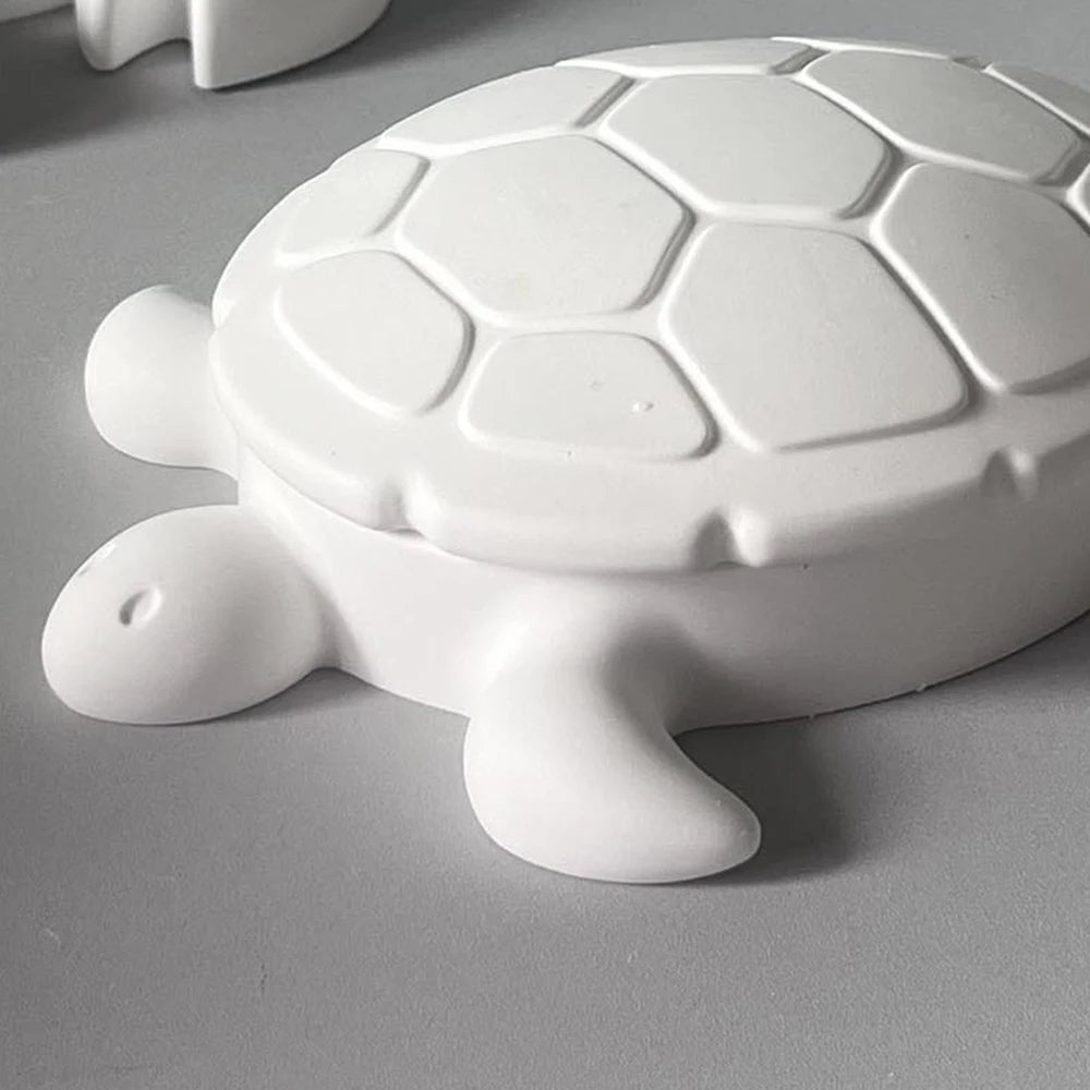 Ocean Style Desktop Ornament Plaster Silicone Mold Turtle Crab Shape Jewelry Storage Box Cement Resin Molds Handicraft Making Oasis Select