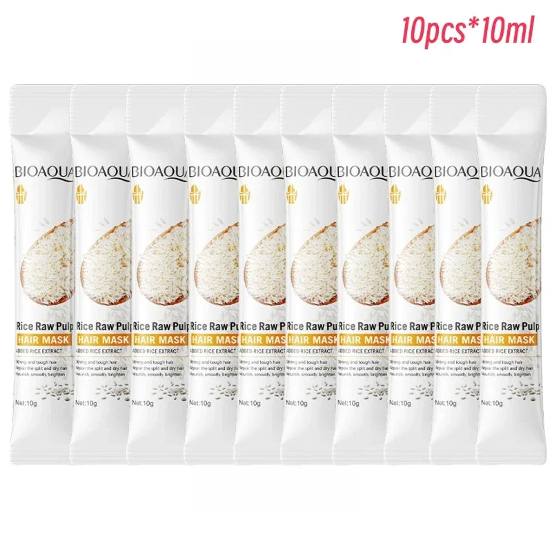 Rice & Keratin Hair Mask – Smooth, Soft & Frizz-Free Hair