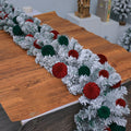 Lifelike Christmas Rattan Garland | Snowfall Holiday Decoration