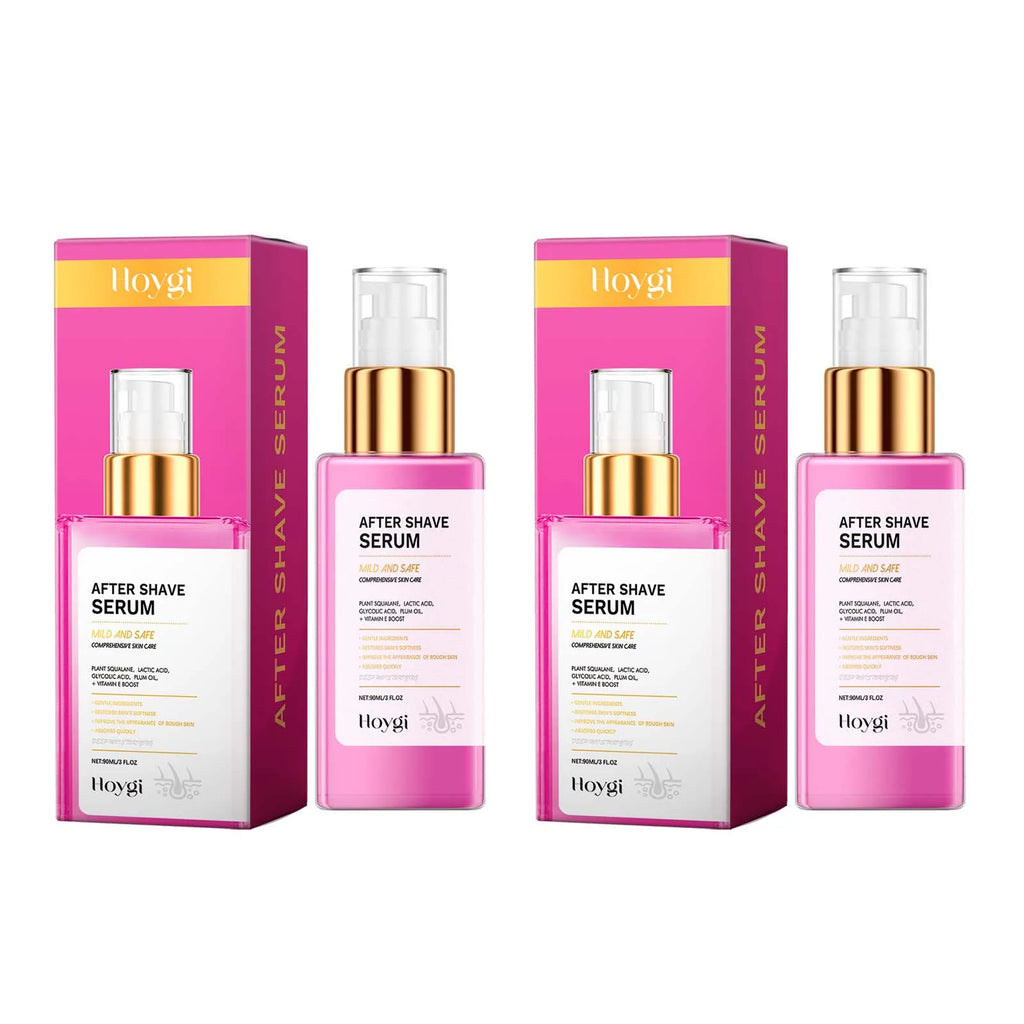 After Shave Serum Soothing Post-Shave Essence for Men & Women Smoothing Firming Skin Deep Hydrating Nourishing Gentle Body Care Oasis Select 2Pcs 90ml