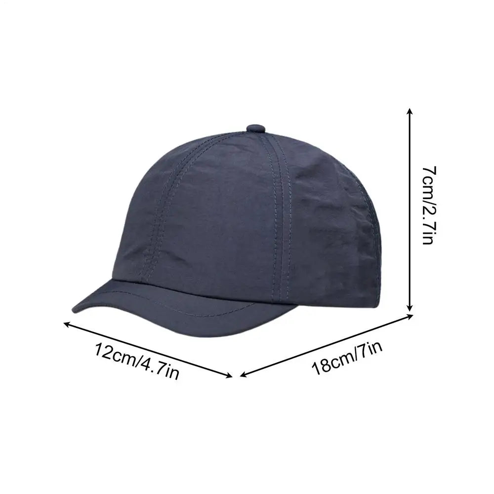 Summer Baseball Hat Outdoor Sport Baseball Cap Unisex Summer Quick Drying Hat Breathable Cap Foldable Cycling hat Sun Protection Oasis Select Navy Blue