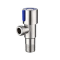 Stainless Steel Hot Cold Inlet Valve Toilet Filling Angle Valves Sink Basin Water Heater Faucet For Kitchen Bathroom Accessories Oasis Select blue