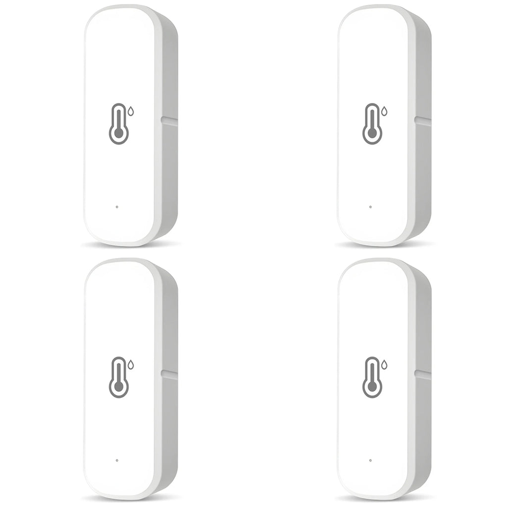 2026-WISH 4X Zigbee Humidity And Temperature Sensor Smart Hygrometer Thermometer Remote Monitoring And Alerts Smart Home Oasis Select