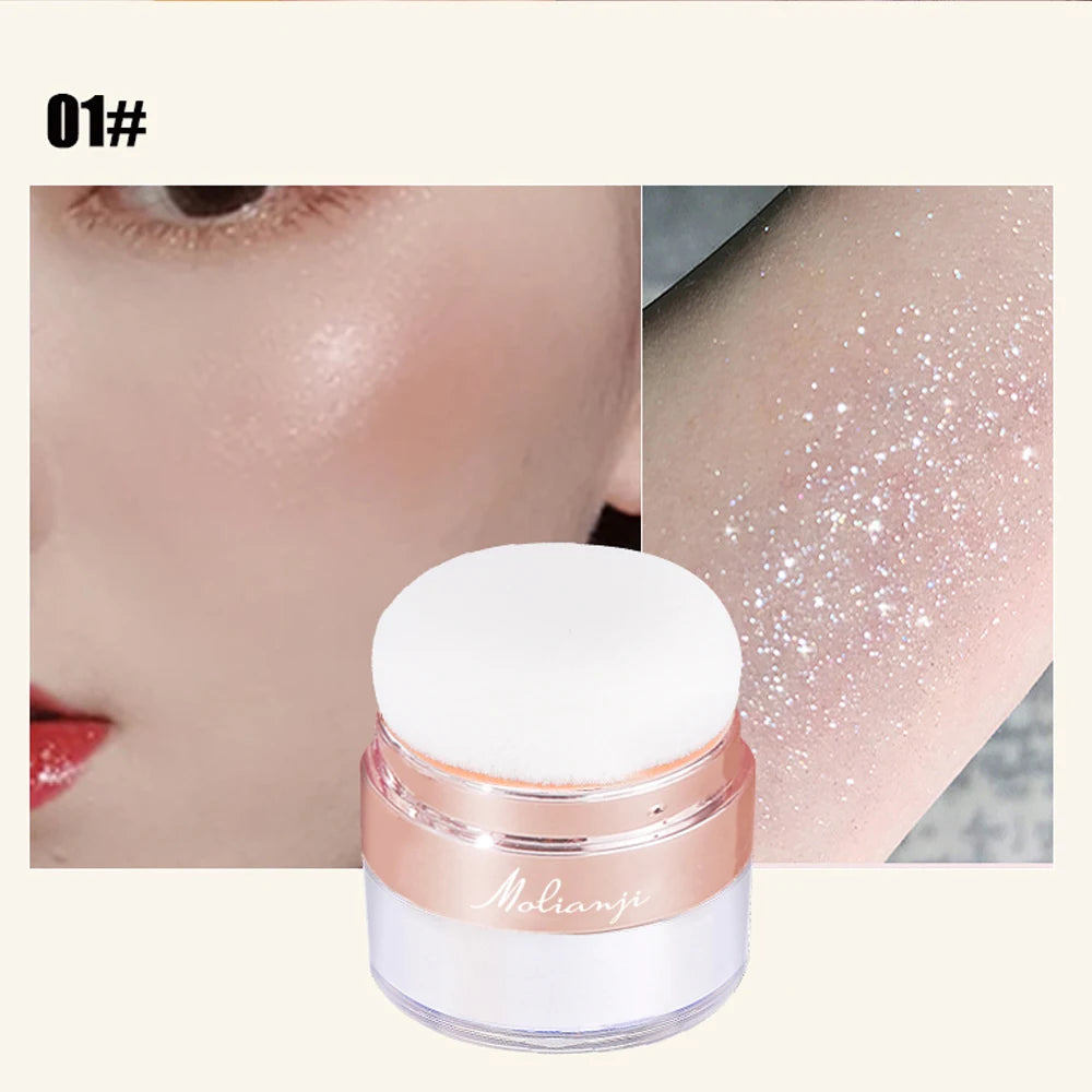 Waterproof Glitter Powder for Face, Body & Hair | High Gloss Body Glitter Highlighter Oasis Select 01
