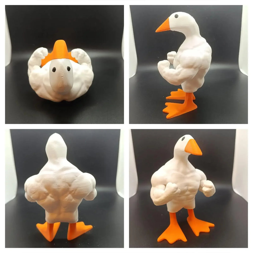 Funny Creative Muscle Duck Home Decoration Garden Decoration Home Resin Crafts Wholesale Decoration Home Decor Oasis Select