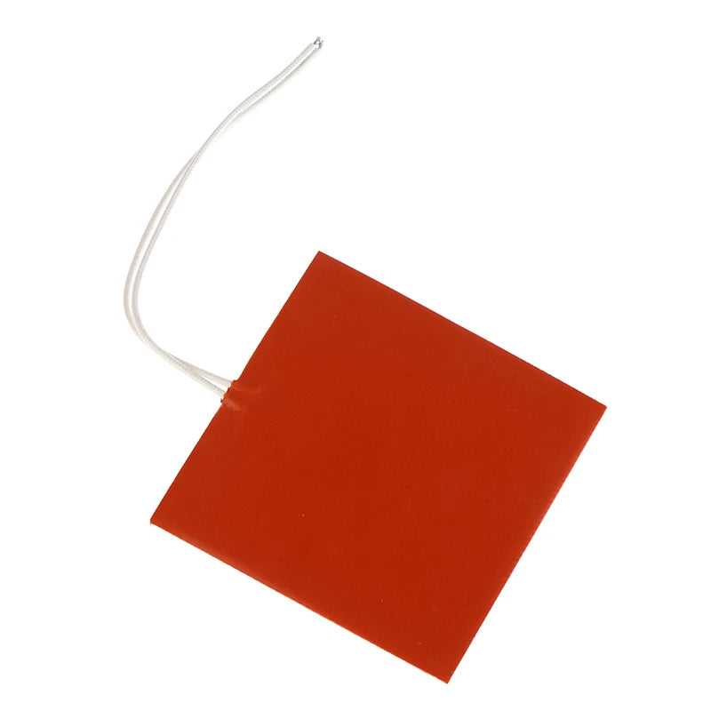 Hot Sale 40W 12V Silicone Heating Pad Square Rubber Heat Mat Heated Bed Plate Flexible Waterproof 3D Printer Oasis Select