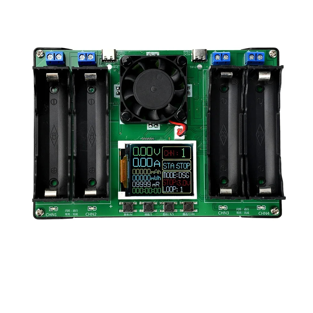4 Channel 18650 Battery Capacity Internal Resistance Tester Automatic Charging And Discharging Module Internal Resistance Tester Oasis Select 3S 4CH 18650