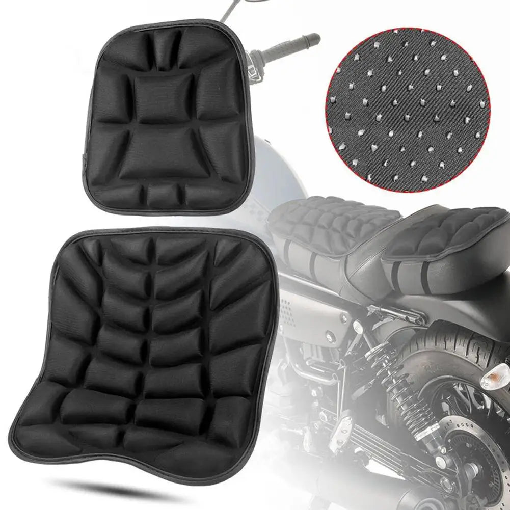 3D Breathable Motorcycle Seat Cushion – Non-Slip Lycra Cover