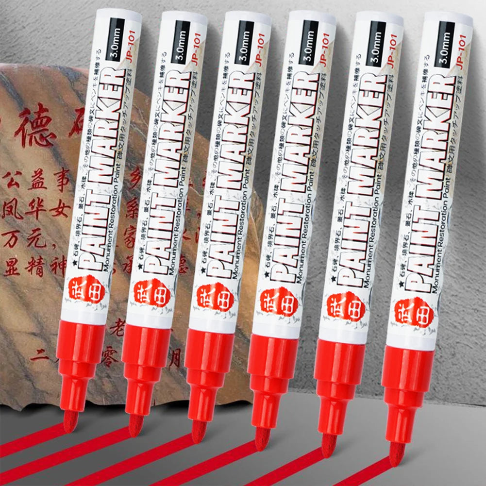Waterproof Paint Marker Pen – Stone, Rock & Monument 12 Colors