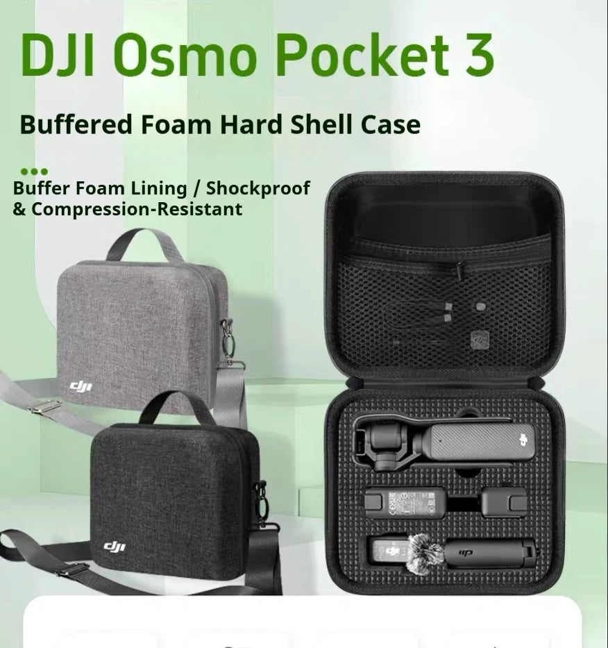 DJI Osmo Pocket 3 Hard Carry Case – Protective Storage Bag
