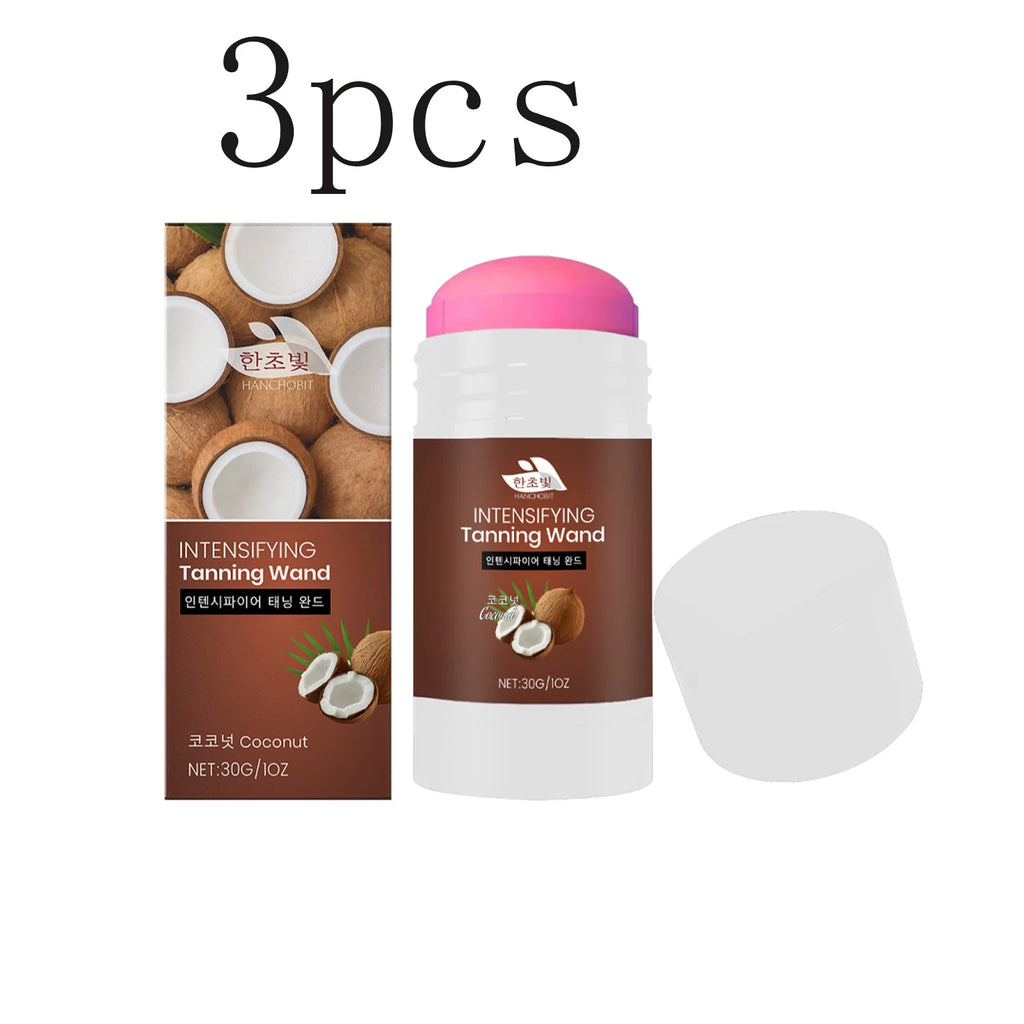 Coconut Self-Tanning Stick – Sun-Free Bronze Glow | 30g Self-Tanning Stick Oasis Select 30gx3pcs