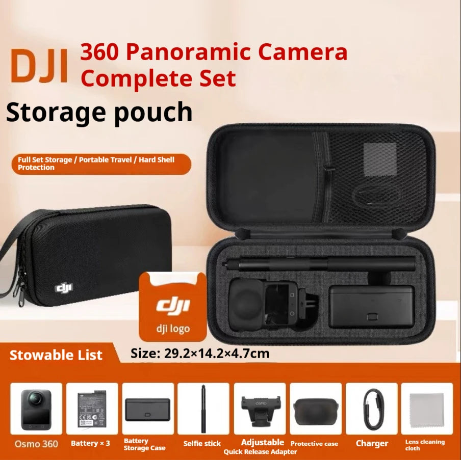 DJI Osmo 360 Accessories Kit – Cage, Glass & Mount