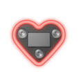 Solar Heart-Shaped Car Atmosphere Light | 5 LED Modes