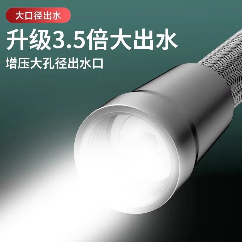 Bathroom Nylon High Pressure Flexible Smooth 1.5/2.0 Meter Shower Hose Flexible Handheld Anti Winding GI/2 Universal Pipe Tube Oasis Select