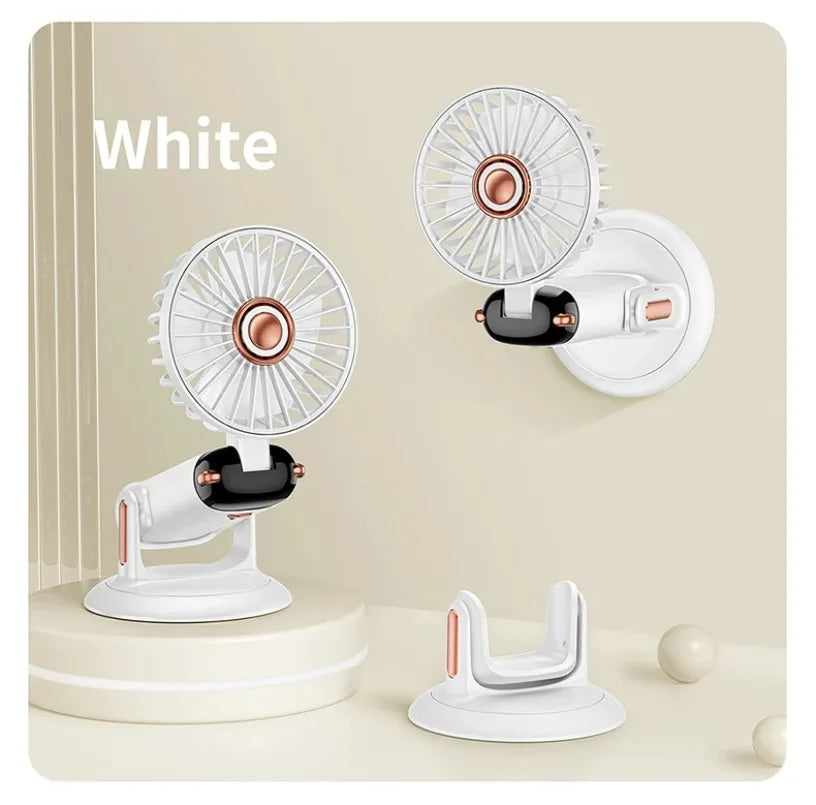 URGGU Mini Portable Neck Fan – 5-Speed USB Rechargeable