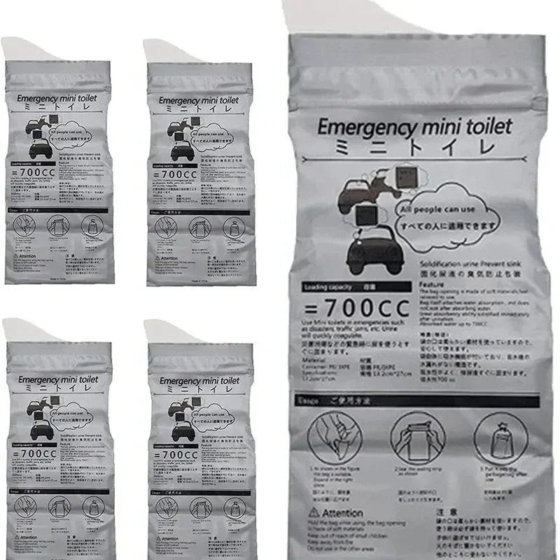 5/10/30pcs Car Camper Adult Portable Wc Toilet Potty Catheter Adult Urinal Coagulant Vomit Bag Pee Funnel Accessories Novelties Oasis Select