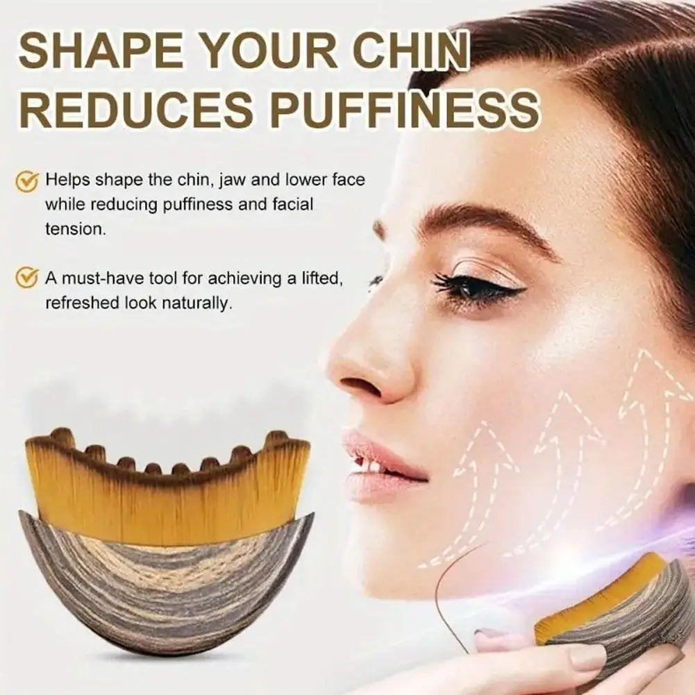 Lymphatic Contour Facial Scraping Brush Set for Women Reduce Puffiness Relief Fatigue Face Chin Skin Sculpting Tool Oasis Select