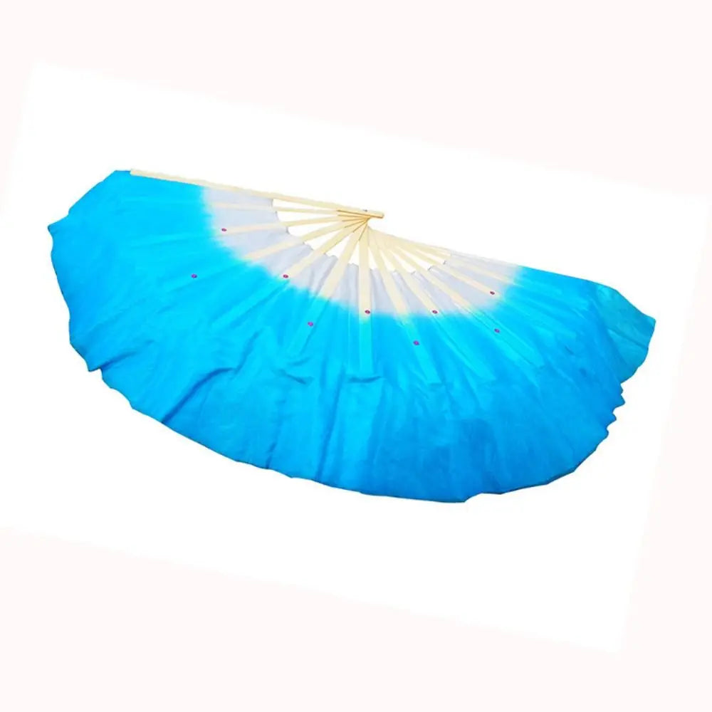 Handmade Silk Yangko Dance Fan – Chinese Half Circle Folk Art