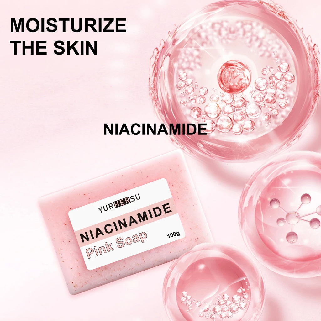 YURHERSU Niacinamide Brightening Soap – Dark Spot & Cleanse Brightening Soap Bar Oasis Select