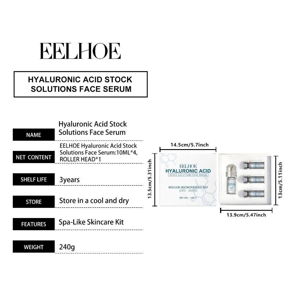 EELHOE Niacinamide & Hyaluronic Acid Microneedle Serum Set 40ml Microneedle Serum Set Oasis Select