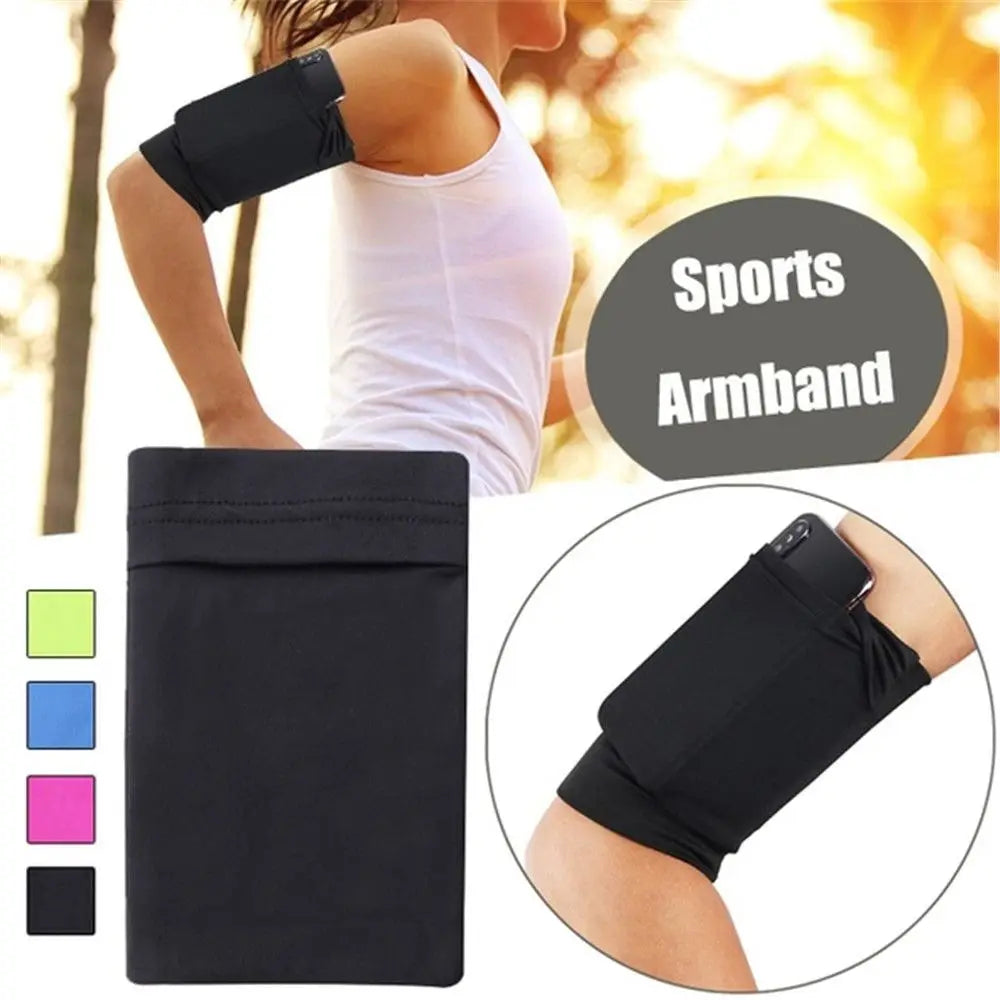 Wrist Arm Running Sport Bag Elastic Mobile Phone Armband Sports Pouch Fitness Running Gym Bags For Women Men Run Exercise Bag Oasis Select