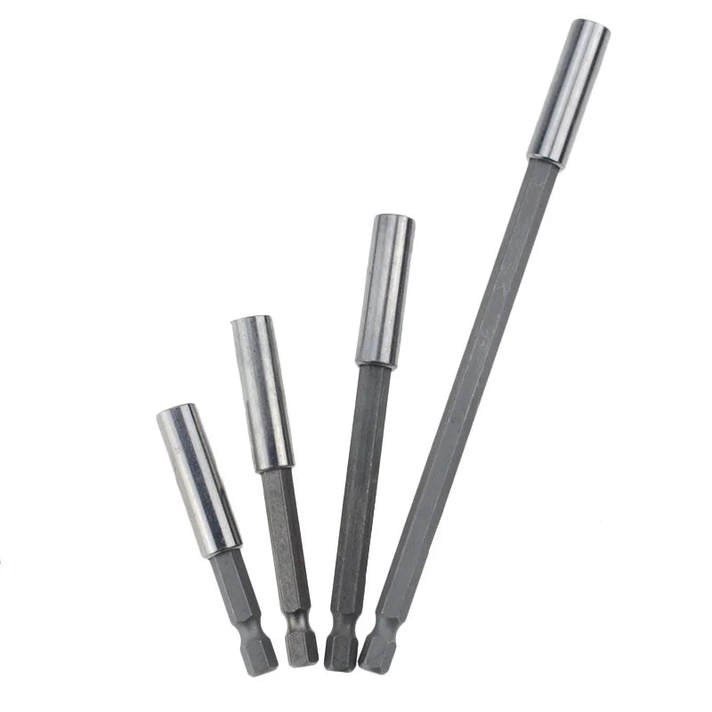 Hexagonal Handle Extended Connecting Rod Magnetic Screw Bit Extension Rod Long Handle Screwdriver Tip Holder Non-slip Hand Tools Oasis Select