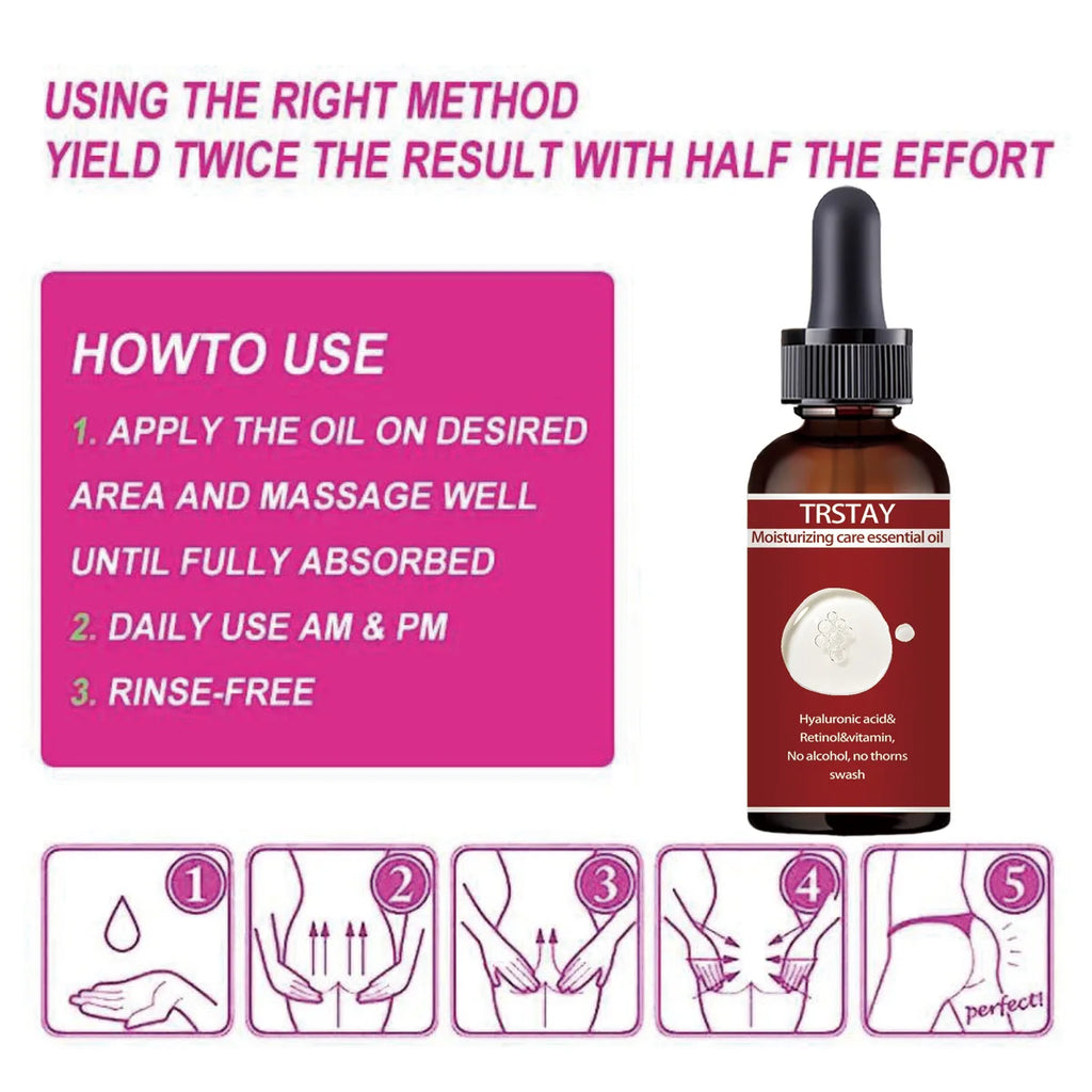 TRSTAY Hip & Body Massage Moisturizing Essential Oil