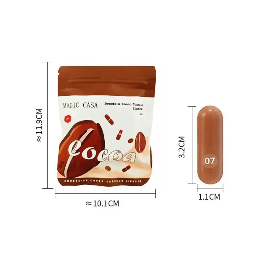 MAGIC CASA 10-Shade Mini Capsule Lipstick Set – Velvet Matte