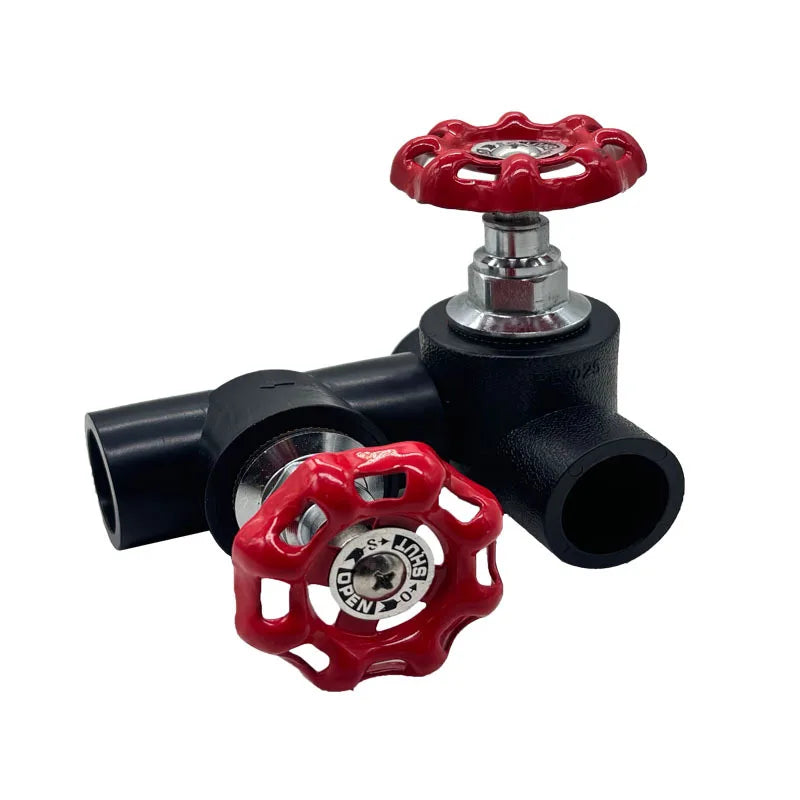 Stainless Steel PE Globe Valve Dn20 To Dn63 Clamp Spring Valve Core Water Pipe Handwheel Gate Switch Hot Melt Pipe Accessories Oasis Select