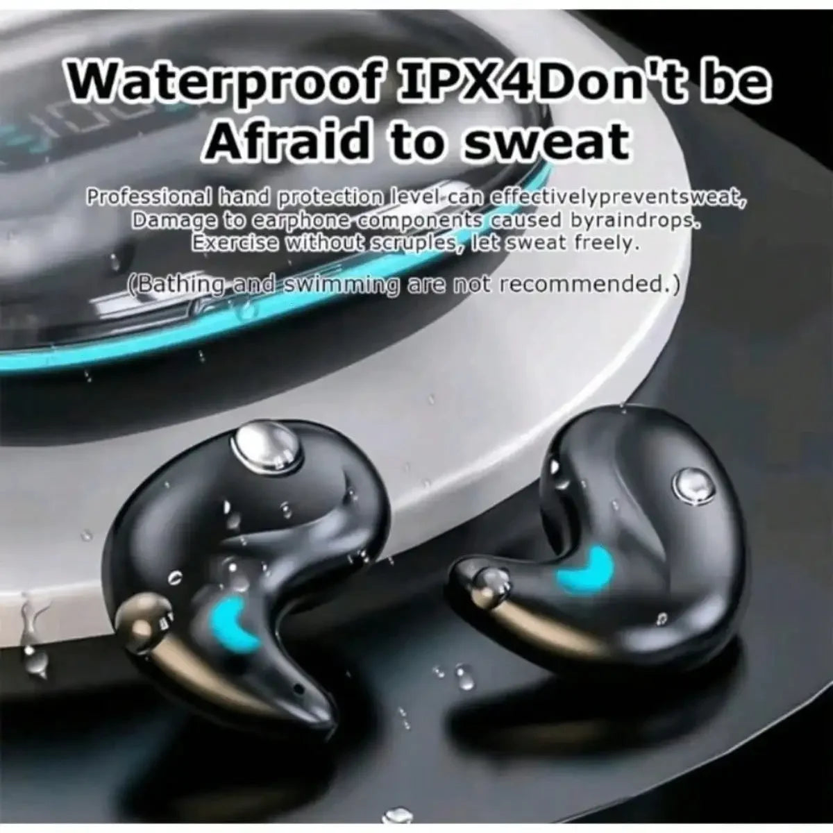 X55Pro Sleeping Bluetooth Earbuds Wireless Bluetooth Earphones Waterproof Hi-Fi Stereo Earpods with Mic Fro all smartphone Oasis Select