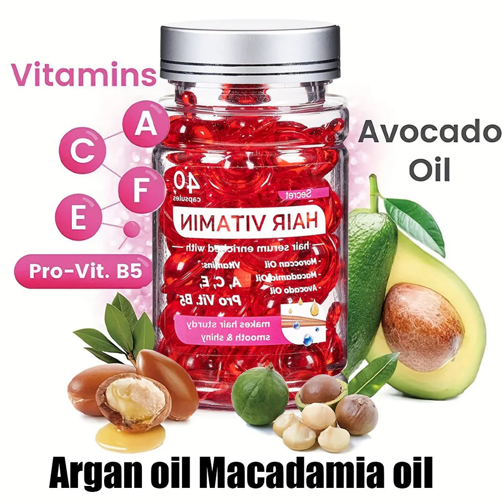 Arvazallia Argan Oil Leave-In Hair Treatment Capsules 80ct Leave-In Hair Treatment Oasis Select