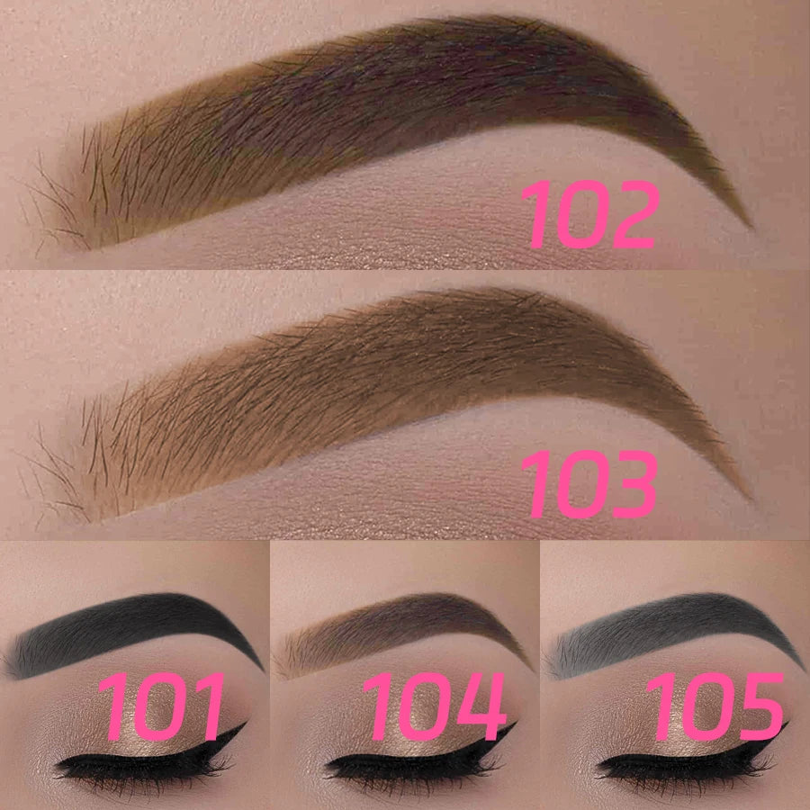 FUNPARK 2-in-1 Waterproof Eyebrow Pencil & Brush – 5 Colors