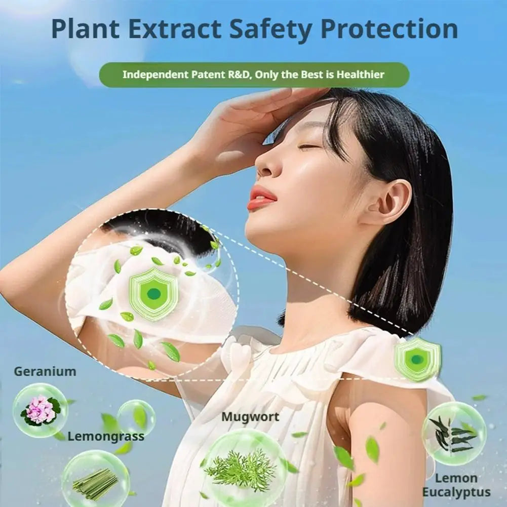 10-Pack DEET-Free Mosquito Repellent Patches | Natural Essential Oil Mosquito Repellent Patches Oasis Select