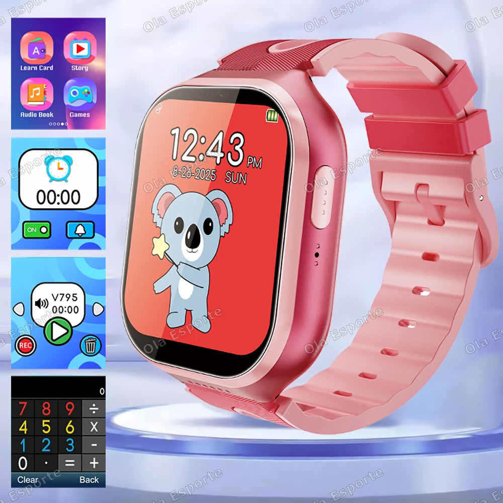 Kids Smartwatch 1.83" HD | 22 Games, Camera & Sleep Monitor – HT30