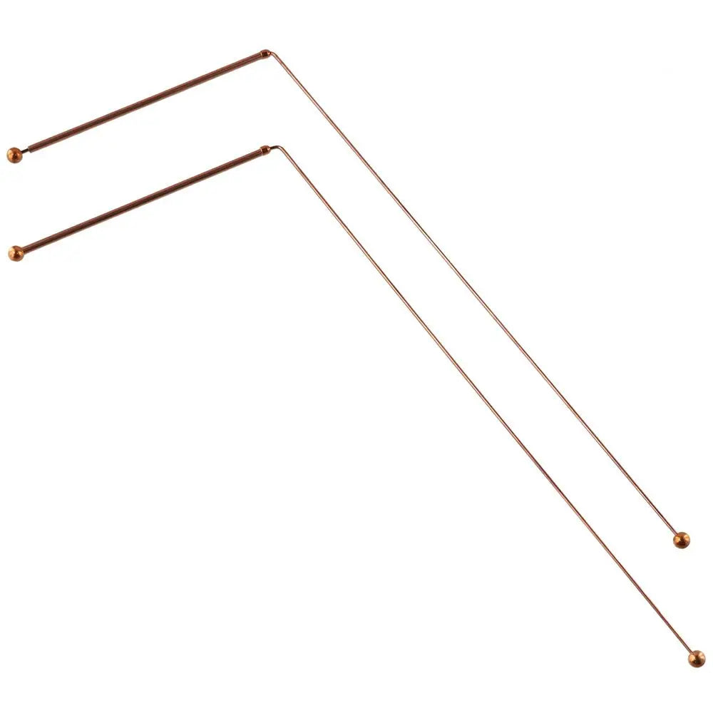 2PCS Divining Water Pure Copper Ghost hunting equipment 99.9% Copper Dowsing rods Divining Rods Ghost Hunting Oasis Select